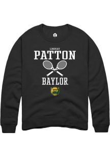 Lindsay Patton  Rally Baylor Bears Mens Black NIL Sport Icon Long Sleeve Crew Sweatshirt