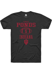 D’Angelo Ponds Black Indiana Hoosiers NIL Sport Icon Short Sleeve T Shirt