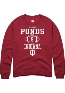 D’Angelo Ponds Rally Mens Red Indiana Hoosiers NIL Sport Icon Crew Sweatshirt