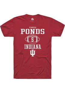 D’Angelo Ponds Red Indiana Hoosiers NIL Sport Icon Short Sleeve T Shirt