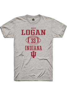 Nahji Logan Ash Indiana Hoosiers NIL Sport Icon Short Sleeve T Shirt