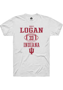 Nahji Logan White Indiana Hoosiers NIL Sport Icon Short Sleeve T Shirt