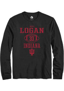 Nahji Logan Rally Mens Black Indiana Hoosiers NIL Sport Icon Tee