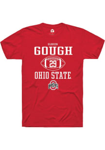 Glorien Gough  Ohio State Buckeyes Red Rally NIL Sport Icon Short Sleeve T Shirt