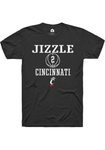 Jizzle James Black Cincinnati Bearcats NIL Sport Icon Short Sleeve T Shirt