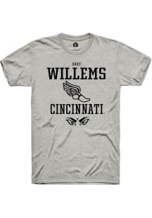 Orry Willems Ash Cincinnati Bearcats NIL Sport Icon Short Sleeve T Shirt
