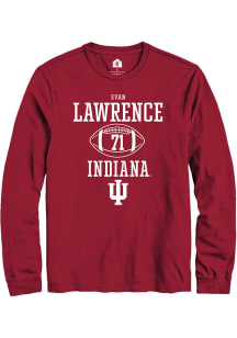 Evan Lawrence Rally Mens Red Indiana Hoosiers NIL Sport Icon Tee