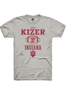 Heath Kizer Ash Indiana Hoosiers NIL Sport Icon Short Sleeve T Shirt