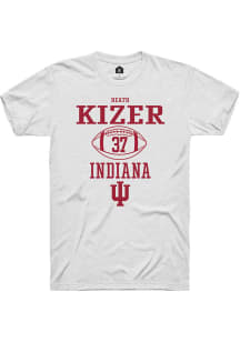 Heath Kizer White Indiana Hoosiers NIL Sport Icon Short Sleeve T Shirt