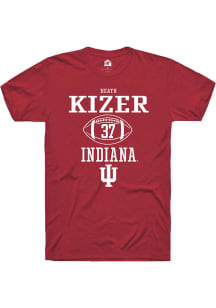 Heath Kizer Red Indiana Hoosiers NIL Sport Icon Short Sleeve T Shirt