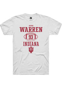 Quinn Warren White Indiana Hoosiers NIL Sport Icon Short Sleeve T Shirt