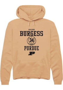 Raleigh Burgess Rally Mens Gold Purdue Boilermakers NIL Sport Icon Hooded Sweatshirt