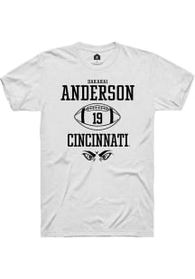 Dakarai Anderson White Cincinnati Bearcats NIL Sport Icon Short Sleeve T Shirt