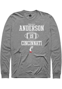 Dakarai Anderson Rally Mens Graphite Cincinnati Bearcats NIL Sport Icon Tee