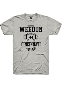 Montay Weedon Ash Cincinnati Bearcats NIL Sport Icon Short Sleeve T Shirt