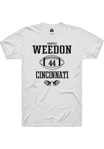 Montay Weedon White Cincinnati Bearcats NIL Sport Icon Short Sleeve T Shirt