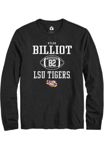 Kylan Billiot  LSU Tigers Black Rally NIL Sport Icon Long Sleeve T Shirt