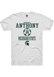 Mackenzie Anthony White Michigan State Spartans NIL Sport Icon Short Sleeve T Shirt