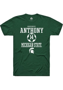 Mackenzie Anthony Green Michigan State Spartans NIL Sport Icon Short Sleeve T Shirt