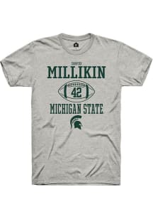 David Millikin Ash Michigan State Spartans NIL Sport Icon Short Sleeve T Shirt