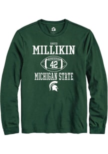 David Millikin Rally Mens Green Michigan State Spartans NIL Sport Icon Tee