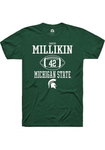 David Millikin Green Michigan State Spartans NIL Sport Icon Short Sleeve T Shirt