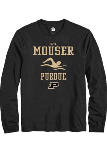 Kate Mouser Rally Mens Black Purdue Boilermakers NIL Sport Icon Tee