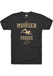 Kate Mouser Black Purdue Boilermakers NIL Sport Icon Short Sleeve T Shirt
