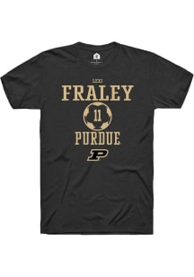 Lexi Fraley Black Purdue Boilermakers NIL Sport Icon Short Sleeve T Shirt