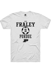 Lexi Fraley White Purdue Boilermakers NIL Sport Icon Short Sleeve T Shirt