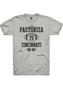 Aiden Pastoriza Ash Cincinnati Bearcats NIL Sport Icon Short Sleeve T Shirt