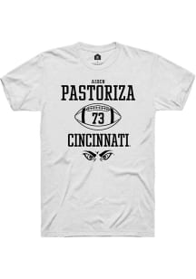 Aiden Pastoriza White Cincinnati Bearcats NIL Sport Icon Short Sleeve T Shirt