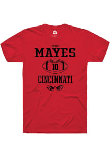 Jamoi Mayes Red Cincinnati Bearcats NIL Sport Icon Short Sleeve T Shirt