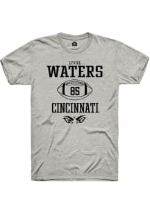 Lyviel Waters  Cincinnati Bearcats Ash Rally NIL Sport Icon Short Sleeve T Shirt