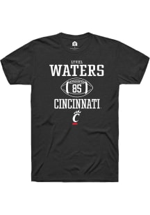 Lyviel Waters  Cincinnati Bearcats Black Rally NIL Sport Icon Short Sleeve T Shirt