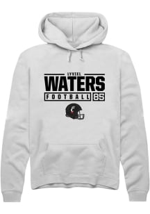 Lyviel Waters  Rally Cincinnati Bearcats Mens White NIL Stacked Box Long Sleeve Hoodie