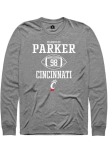 Marquaze Parker Rally Mens Graphite Cincinnati Bearcats NIL Sport Icon Tee