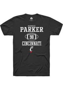 Marquazd Parker Black Cincinnati Bearcats NIL Sport Icon Short Sleeve T Shirt