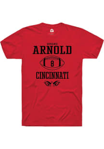 Ormanie Arnold  Cincinnati Bearcats Red Rally NIL Sport Icon Short Sleeve T Shirt