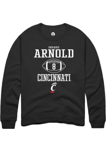 Ormanie Arnold  Rally Cincinnati Bearcats Mens Black NIL Sport Icon Long Sleeve Crew Sweatshirt