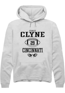 Stanley Clyne  Rally Cincinnati Bearcats Mens White NIL Sport Icon Long Sleeve Hoodie