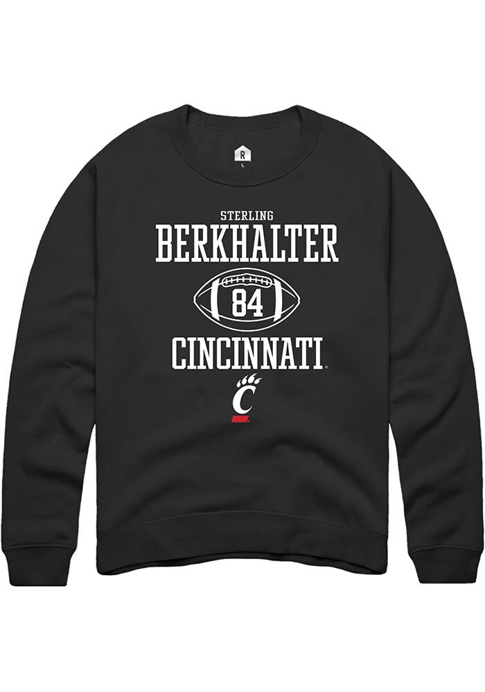 Sterling Berkhalter Rally Cincinnati Bearcats Mens NIL Sport Icon Long Sleeve Crew Sweats