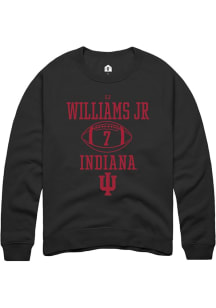 EJ Williams Jr Rally Mens Black Indiana Hoosiers NIL Sport Icon Crew Sweatshirt