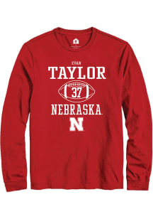 Evan Taylor Rally Mens Red Nebraska Cornhuskers NIL Sport Icon Tee