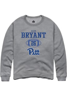 Allen Bryant Rally Mens Graphite Pitt Panthers NIL Sport Icon Crew Sweatshirt