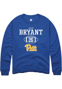 Allen Bryant Rally Mens Blue Pitt Panthers NIL Sport Icon Crew Sweatshirt