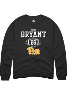 Allen Bryant Rally Mens Black Pitt Panthers NIL Sport Icon Crew Sweatshirt