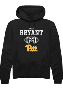 Allen Bryant Rally Mens Black Pitt Panthers NIL Sport Icon Hooded Sweatshirt