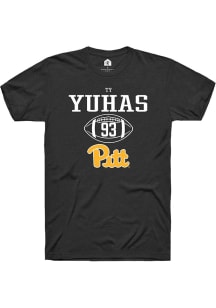 Ty Yuhas Black Pitt Panthers NIL Sport Icon Short Sleeve T Shirt