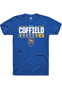 Ellie Coffield  Pitt Panthers Blue Rally NIL Stacked Box Short Sleeve T Shirt
